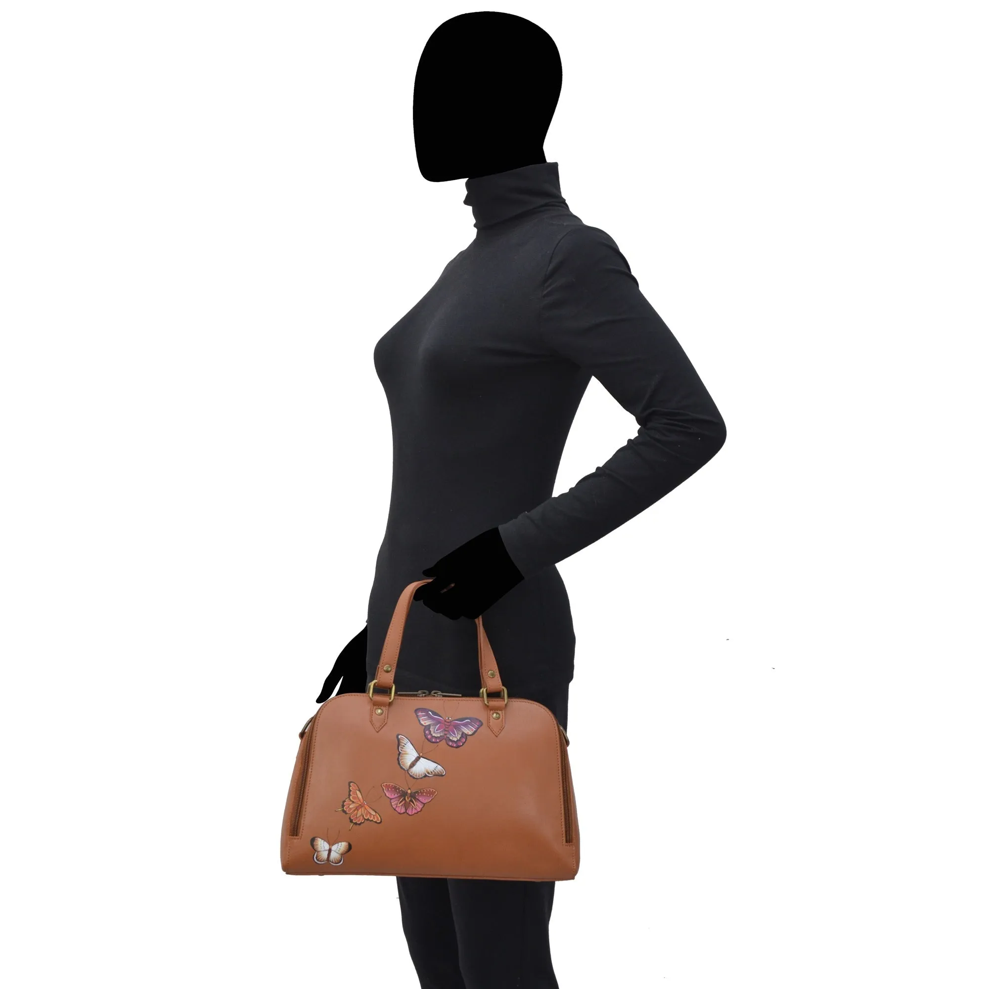 - 695 Verified seller Wide Organizer Satchel Detailed