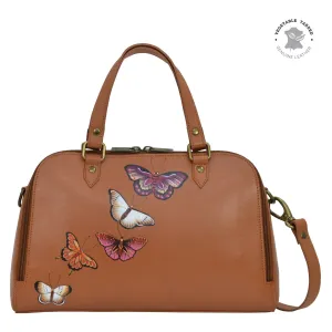 - 695 Verified seller Wide Organizer Satchel Detailed