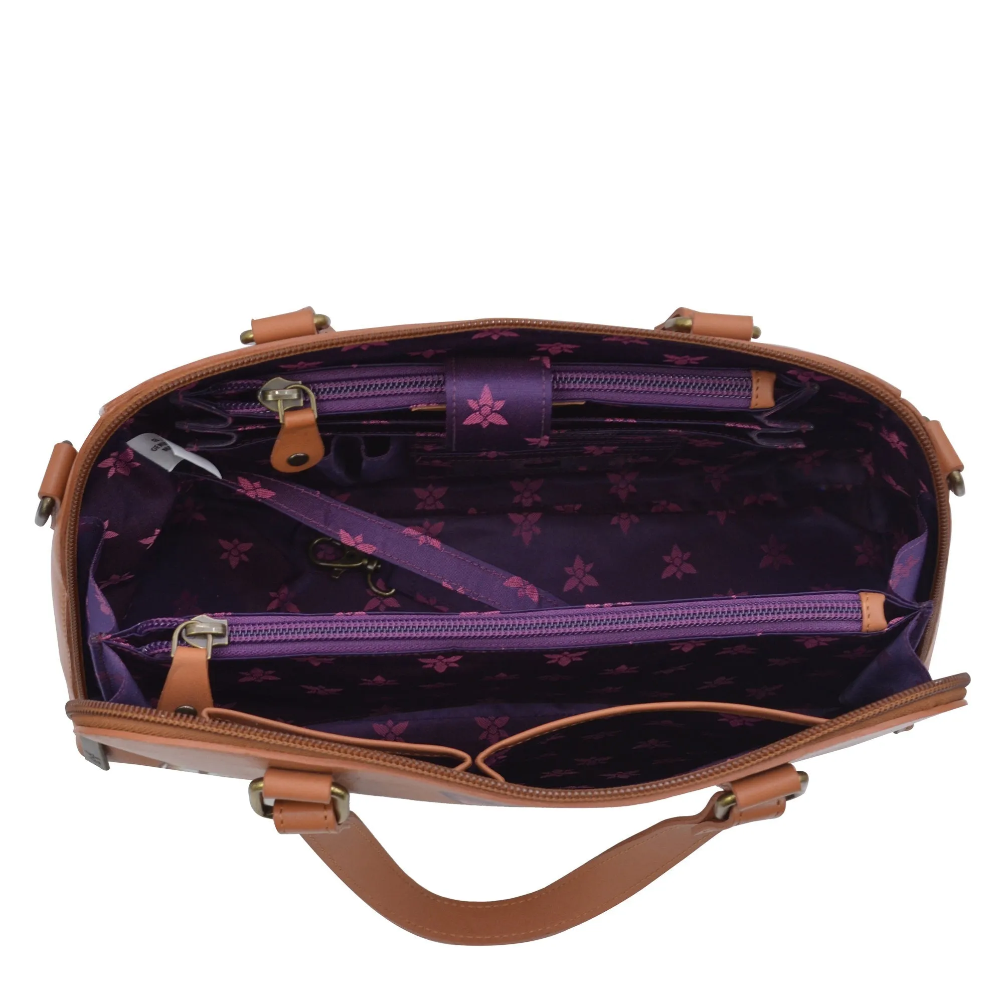 - 695 Verified seller Wide Organizer Satchel Detailed