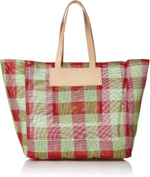 [アースメイド] PP SHEER CHECK YOKO TOTE E5509 474275