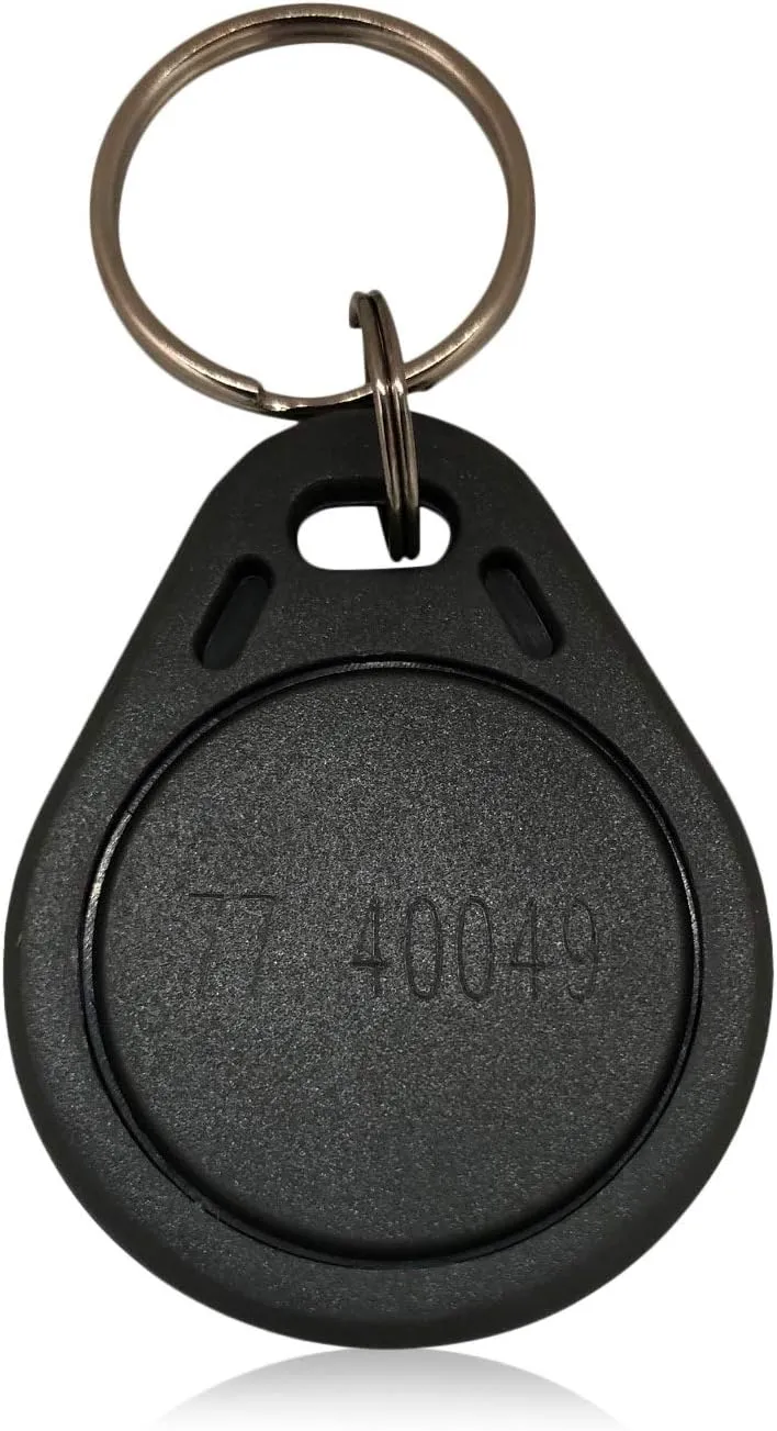 10 AuthorizID Thin 26 Bit Proximity Key Fobs Weigand Prox Keyfobs Compatable with ISOProx 1386 1326 H10301 Format Readers. Works with The vast Majority of Access Control Systems