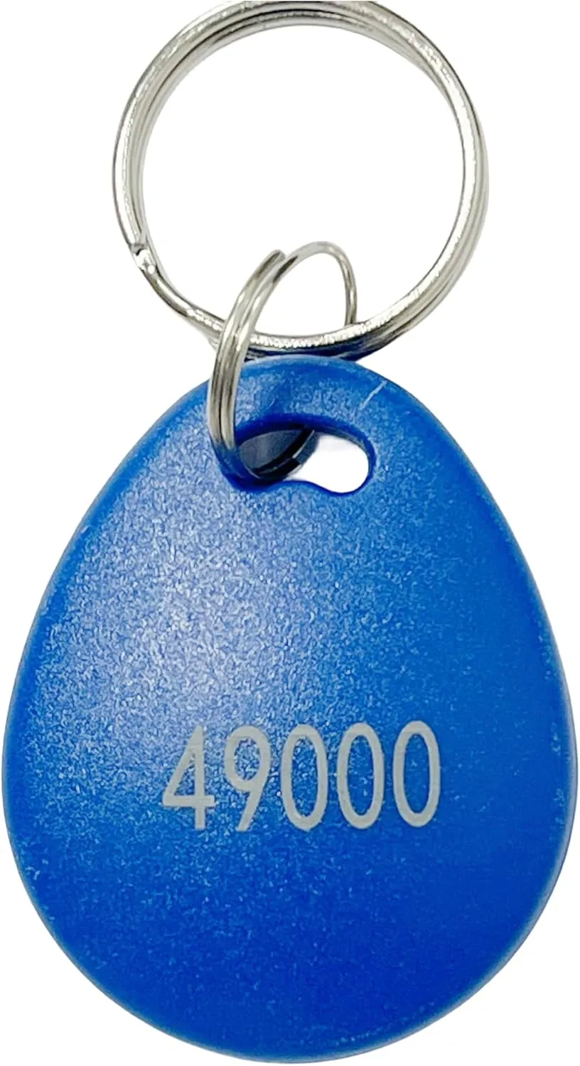 100 pcs 26 Bit Proximity Key Fobs Weigand Prox Keyfobs Compatable with ISOProx 1386 1326 H10301 Format Readers (Blue)