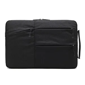11.6 Inch Business Laptop Liner Bag - Polyester Zipper Closure - Black