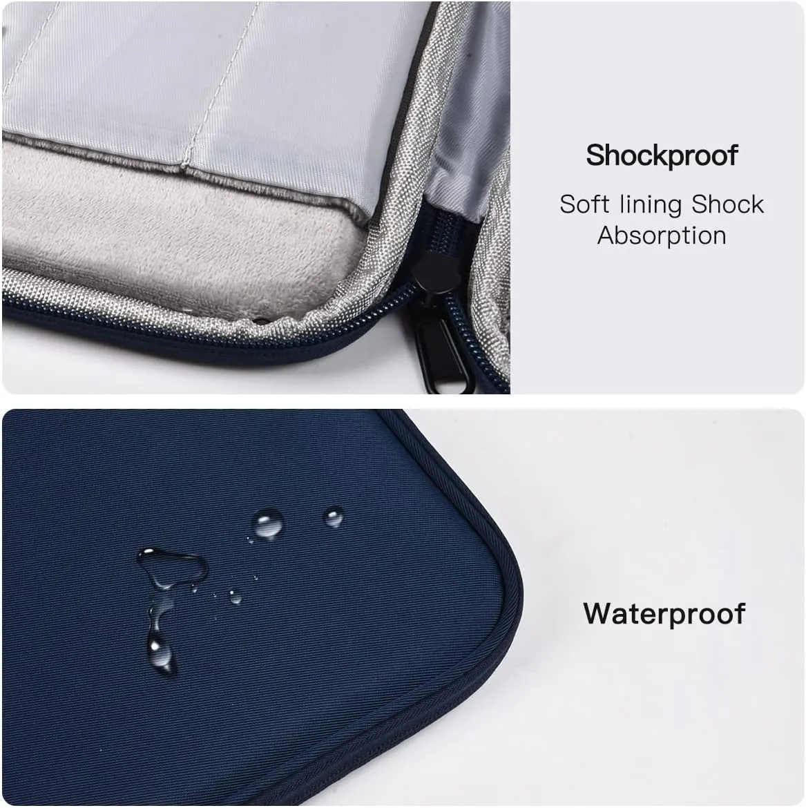 12.9 Inch Tablet Carrying Bag for Samsung Galaxy Tab S9  Plus/S8 /S7  Plus/S7 FE 12.4" & 13 inch iPad Pro M4, iPad Air M3 M2 2025 2024, Surface Pro 11 Snapdragon,10,9,8,X,7 ,7,6,5,4,3 Sleeve Case-Blue