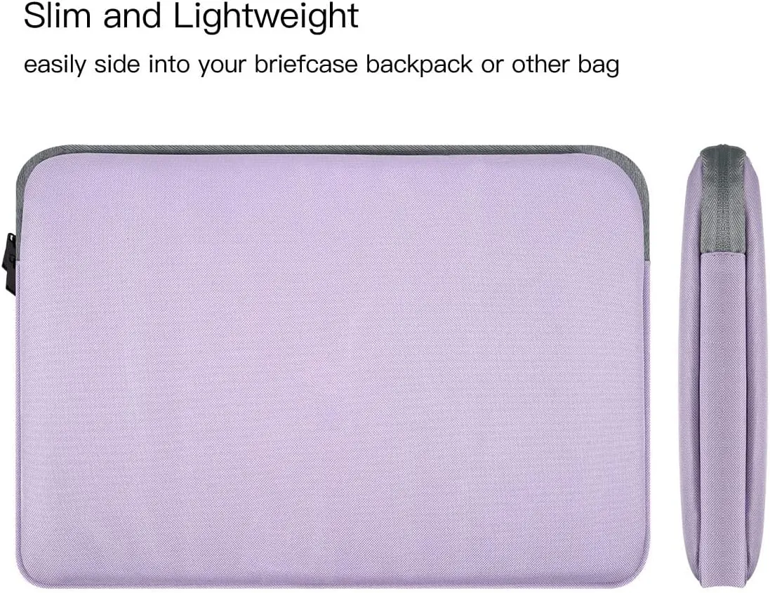 14 Inch Laptop Sleeve Case for Lenovo Flex 5/ IdeaPad/ThinkPad, ASUS Chromebook/VivoBook/ZenBook 14, Acer Dell HP Chromebook 14/ HP Stream 14/ Pavilion Computer Notebook Bag, Purple