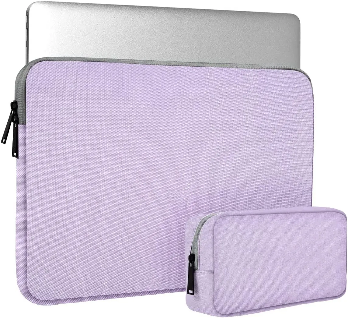 14 Inch Laptop Sleeve Case for Lenovo Flex 5/ IdeaPad/ThinkPad, ASUS Chromebook/VivoBook/ZenBook 14, Acer Dell HP Chromebook 14/ HP Stream 14/ Pavilion Computer Notebook Bag, Purple