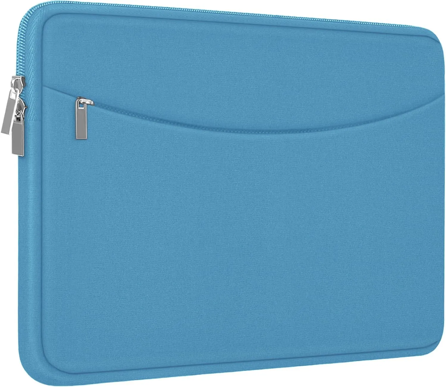 14 inch Laptop Sleeve Case, Shockproof Protective Laptop Cover Briefcase Carrying Computer Bag with Accessory Pocket Portable Computer Sleeve for 14" MacBook, HP, Dell, Lenovo, Acer, Light Blue