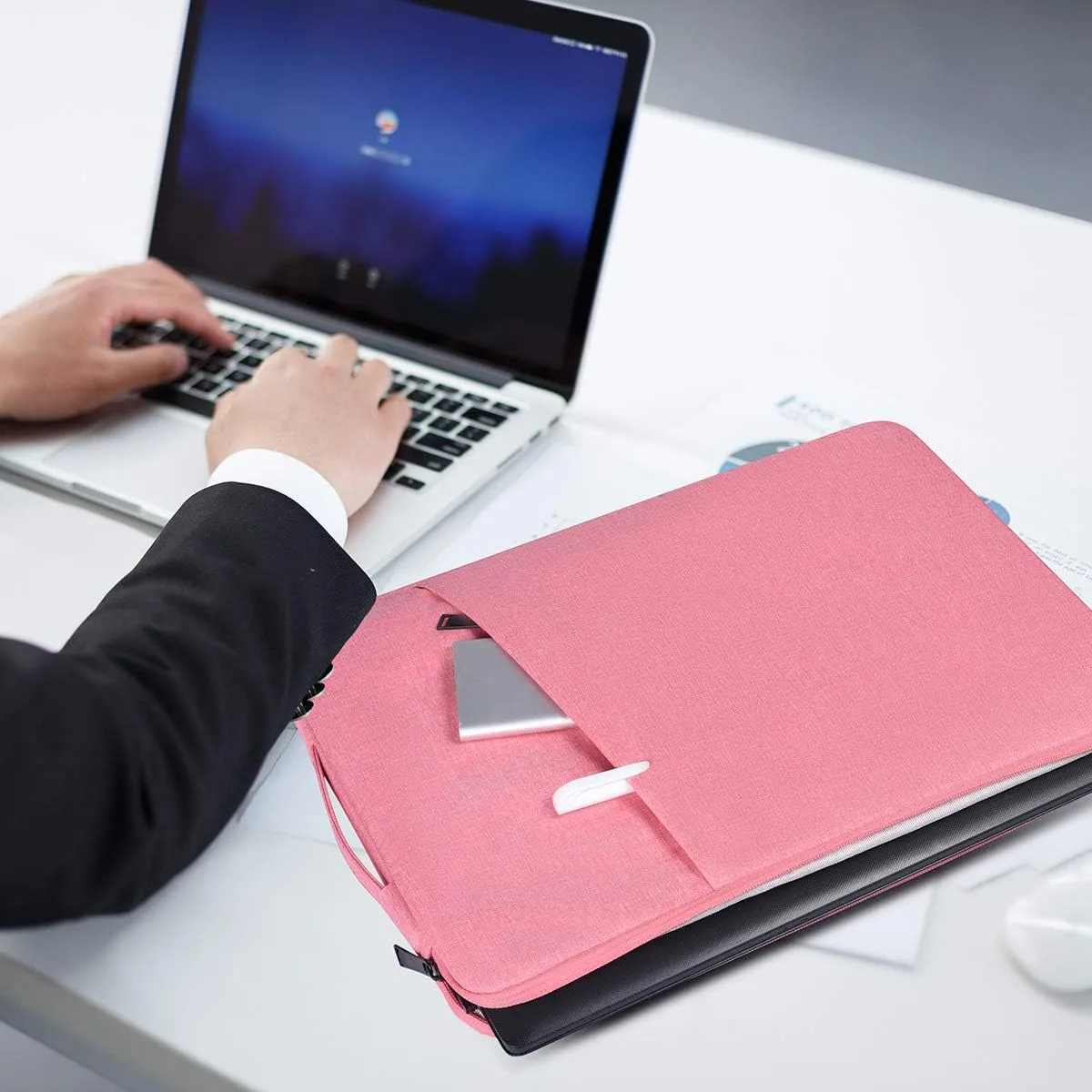 15.6-Inch Laptop Case Sleeve for Acer Aspire 5/Acer Aspire E 15/ Predator Helios 300, HP Envy x360/Pavilion X360 15.6, Dell Inspiron, ASUS VivoBook F510UA S510UN, 15.6 inch Laptop Bag for Women Girls