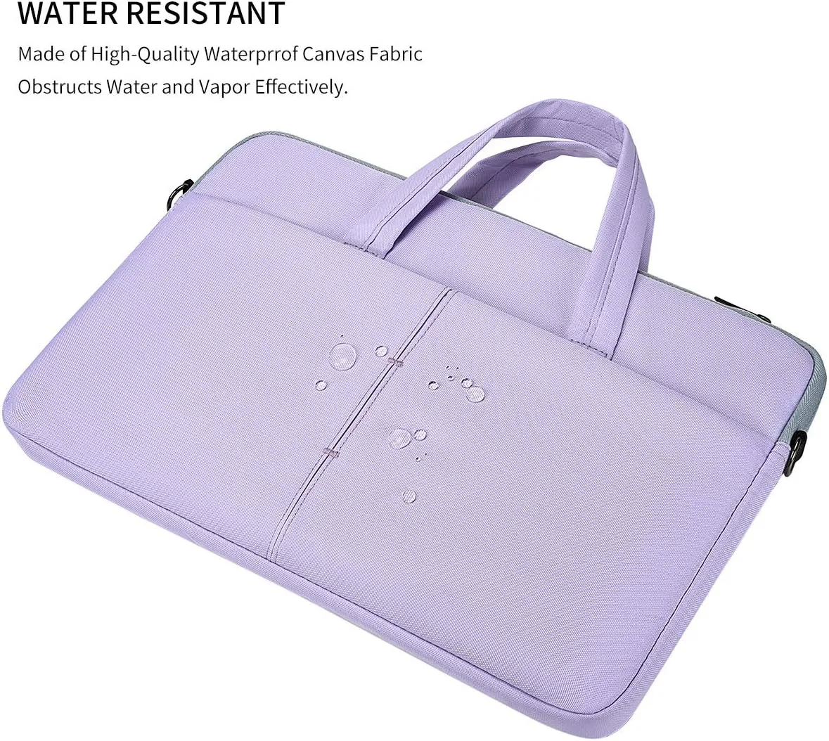 17 17.3 Inch Laptop Bag Women for Dell Inspiron/HP Envy/LG Gram 17"/ ASUS ROG Strix/Razer Blade Pro 17/Lenovo Acer, Laptop Sleeve Case with Shoulder Straps Carrying Handbag, Purple