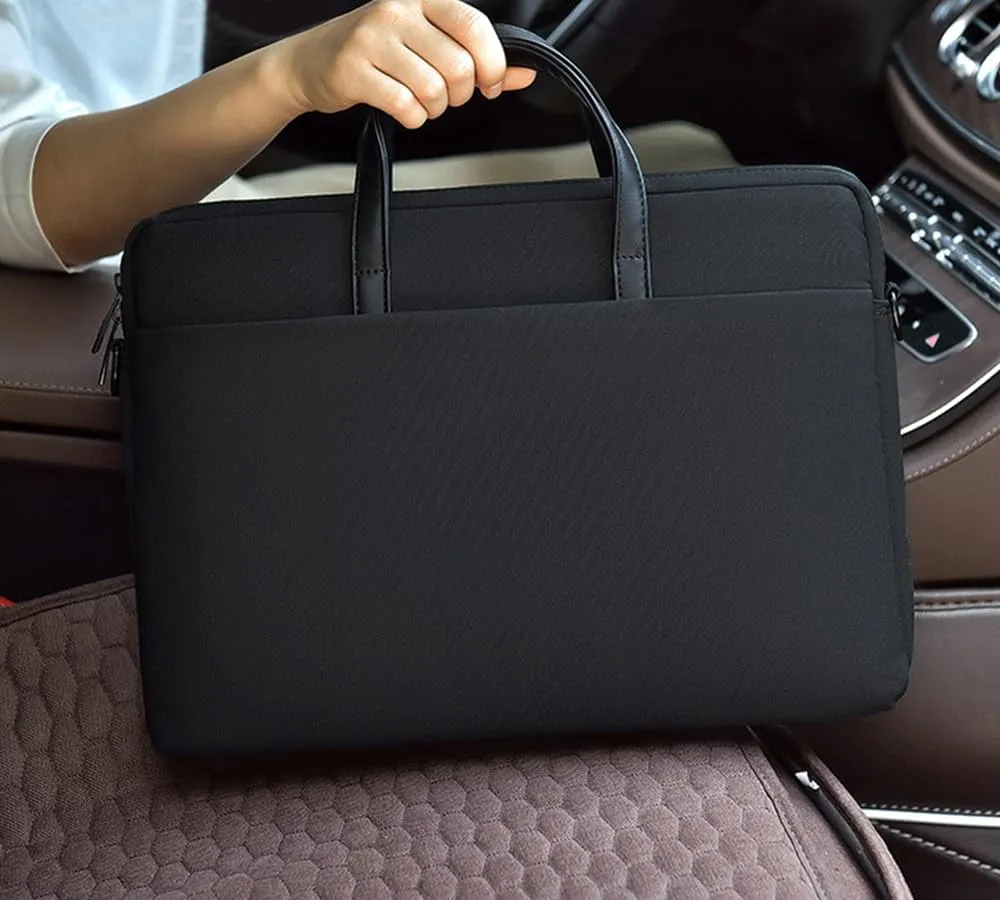 17-17.3 inch Laptop Case Waterproof Laptop Sleeve Cover Women Men Computer Carrying Case Bag Compatible with ASUS Vivobook 17.3"/ TUF Gaming A17, HP 17 17.3" Acer Dell MSI Notebooks, Black