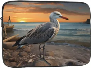 17 Inch Laptop Sleeve Bag Waterproof Shockproof Laptop Case Bag Seagull Computer Skin Bags Lightweight Tablet Carrying Case
