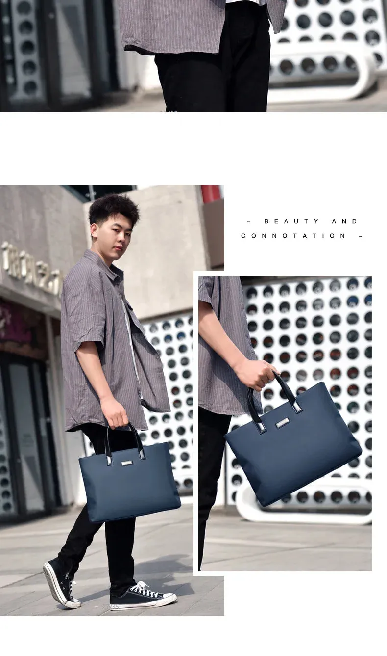 2025 Men's Business Briefcase Handbags Laptop Messenger Bags Portfolio for Document A4 Man Hand Bags Organizer for Documents
