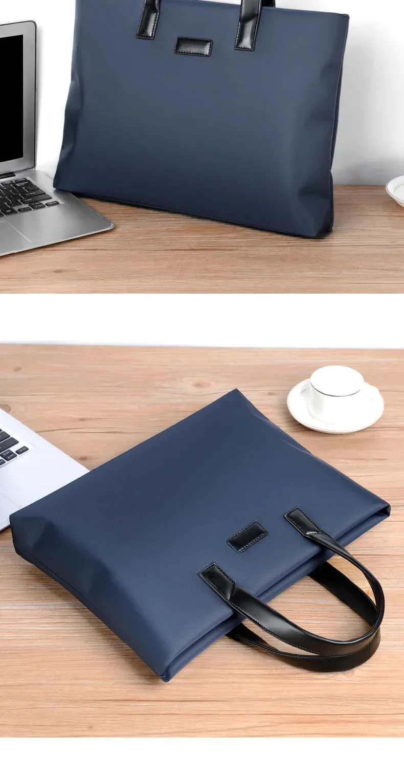 2025 Men's Business Briefcase Handbags Laptop Messenger Bags Portfolio for Document A4 Man Hand Bags Organizer for Documents