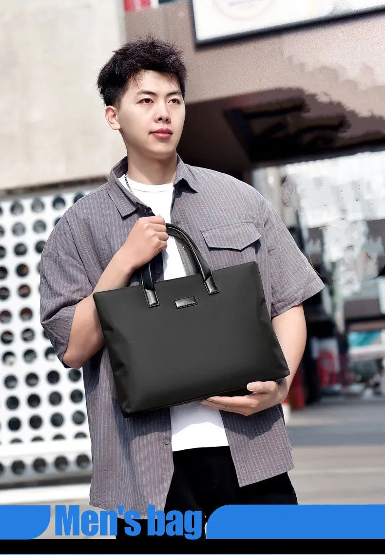2025 Men's Business Briefcase Handbags Laptop Messenger Bags Portfolio for Document A4 Man Hand Bags Organizer for Documents