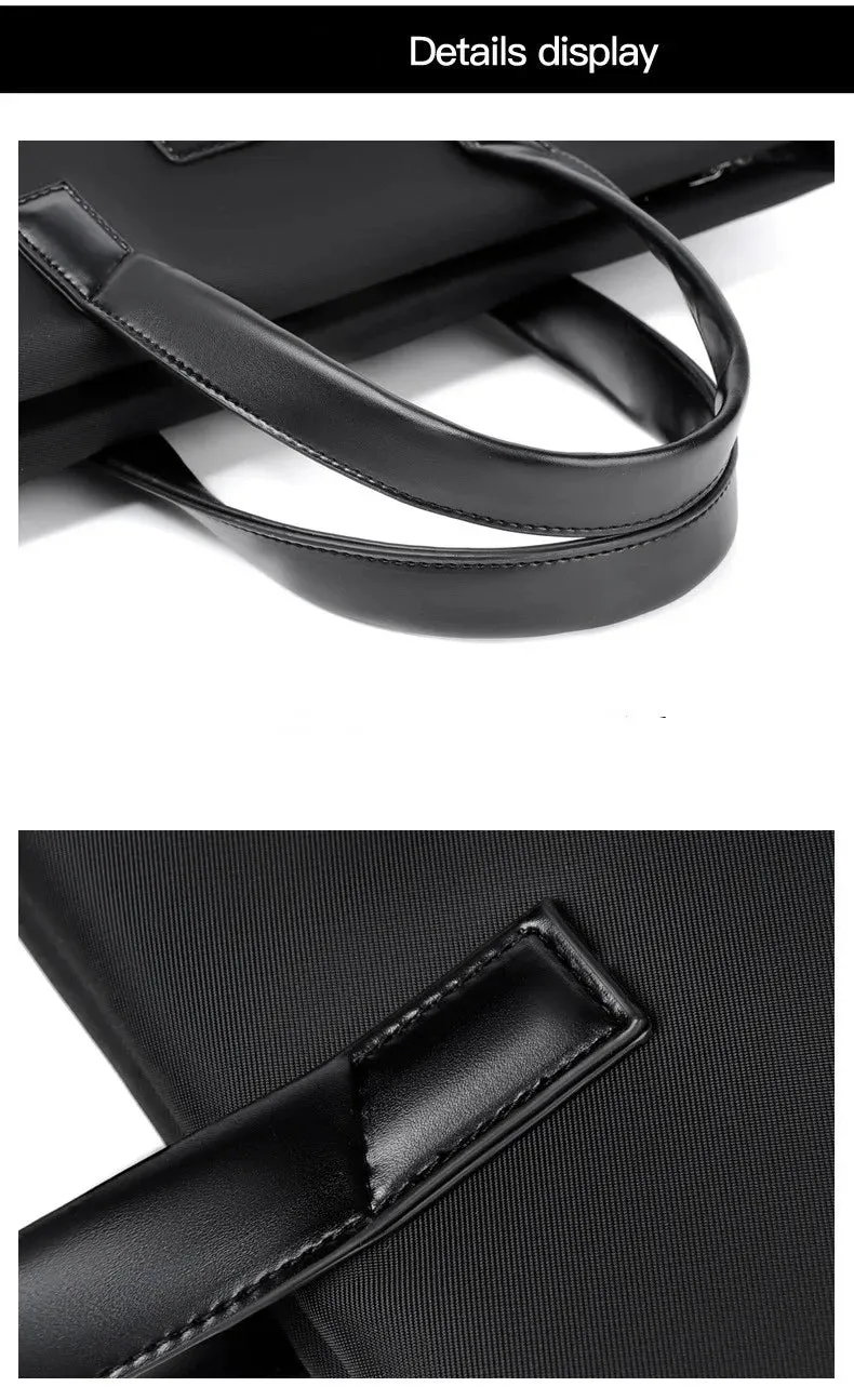 2025 Men's Business Briefcase Handbags Laptop Messenger Bags Portfolio for Document A4 Man Hand Bags Organizer for Documents