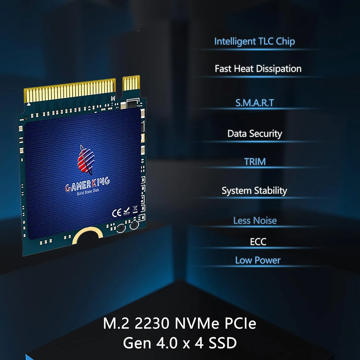 256GB M.2 2230 SSD NVMe PCIe Gen 4.0X4 Internal Solid State Drive, Compatible with PS5,Steam Deck, Microsoft Surface, Ultrabook, Laptop, Desktop,GPD (M.2 2230 PCIe 4.0, 256GB)