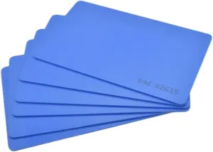 26 Bit Proximity CR80 Cards Weigand Prox Blank Printable Swipe Cards Compatable with ISOProx 1386 1326 H10301 Format Readers Works with The Vast Majority of Access Control Systems, 20 pcs,Blue
