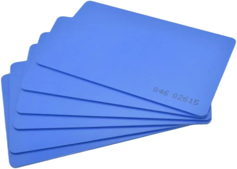 26 Bit Proximity CR80 Cards Weigand Prox Blank Printable Swipe Cards Compatable with ISOProx 1386 1326 H10301 Format Readers Works with The Vast Majority of Access Control Systems, 20 pcs,Blue