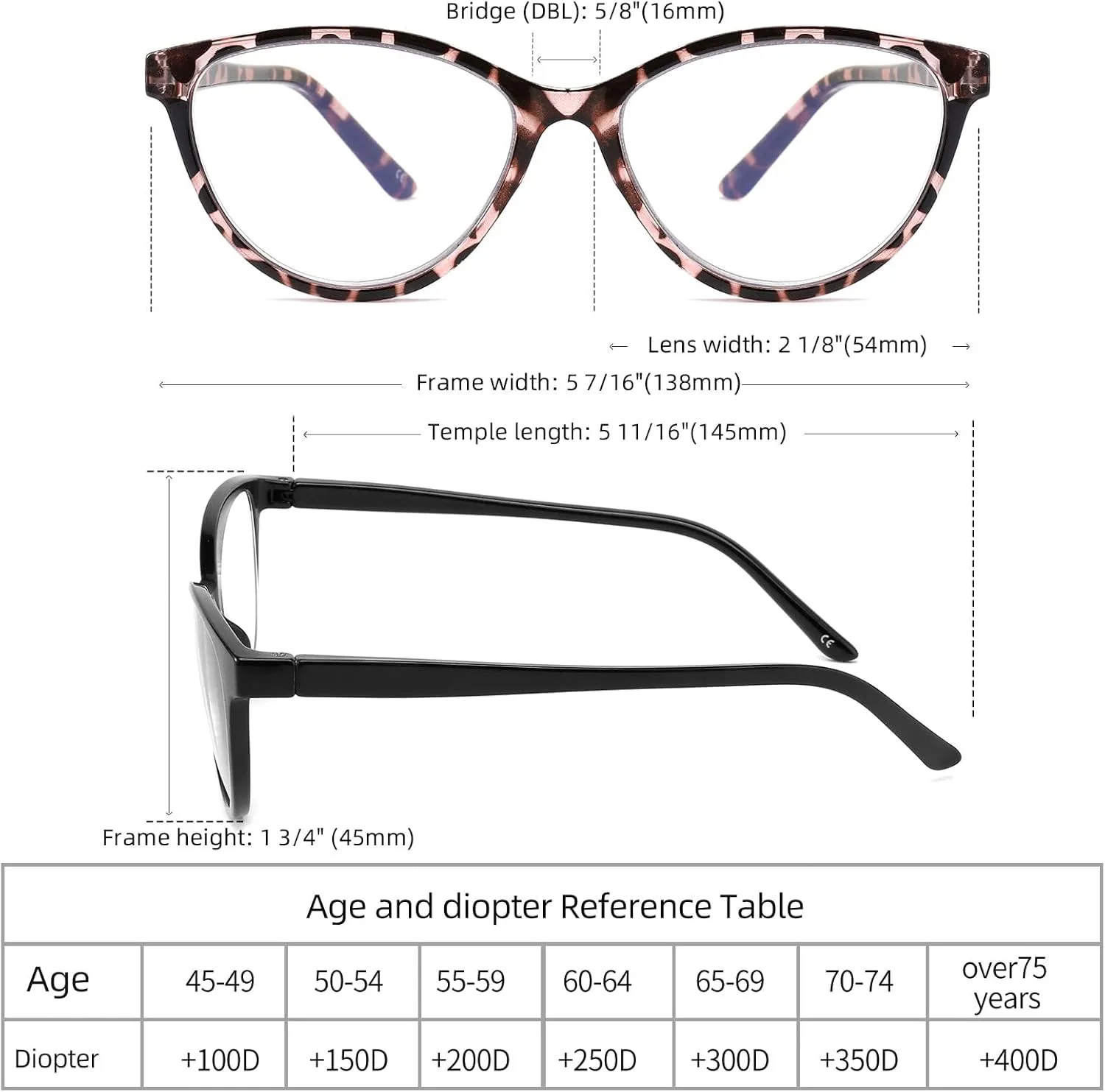 4 Pack Reading Glasses Blue Light Blocking for Women,Designer Cat Eye Frame Ladies Computer Readers,Anti Glare/UV Ray Eyeglasses 1.75