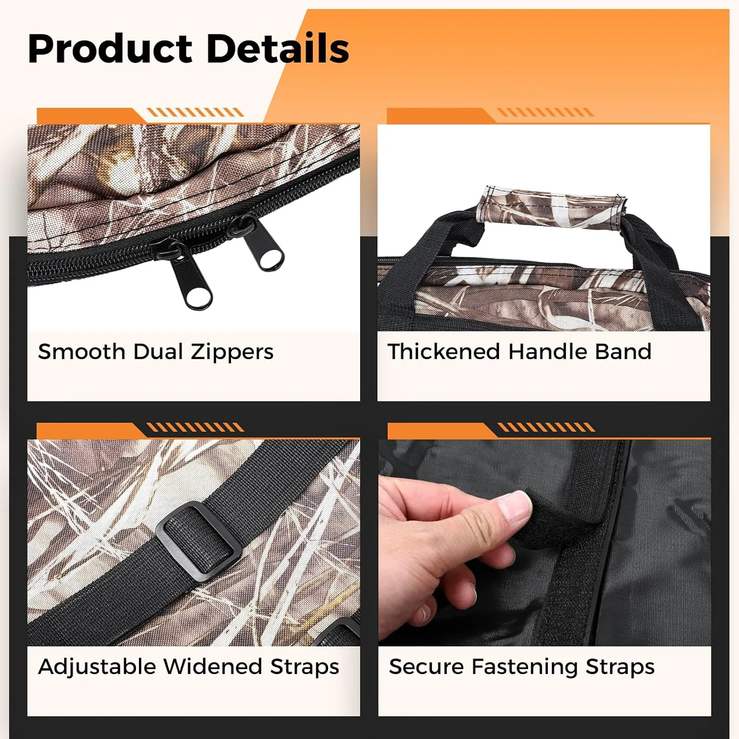 45.3*17.7Inch Compound Bow Case & Arrow Quiver, Multi-Pocket Bow Carry Bag for Archery Accessories, Protective Bow Carrying Case with Cushion Layer, Portable with Adjustable Shoulder Strap Back Straps Handles