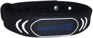 5 AuthorizID Black Adjustable 26 Bit Proximity Wristbands Weigand Prox Wrist Band Compatable with ISOProx 1386 1326 H10301 Format Readers. Works w/The Most Access Control Systems