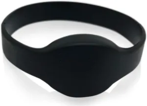 5 Black 26 Bit Proximity Wristbands AuthorizID Weigand Prox Wrist Band Compatable with ISOProx 1386 1326 H10301 Format Readers. Works with The vast Majority of Access Control Systems