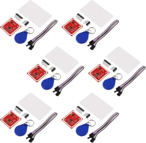 6pcs PN532 NFC NXP RFID Module V3 Kit Near Field Communication Reader Module Kit I2C SPI HSU with S50 White Card Key Card for Arduino Raspberry Pi DIY Smart Phone Android Phone