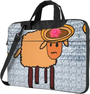 a minority sheep picture Ultra-thin portable shoulder laptop bag Stylish and Protective Shockproof soft lining