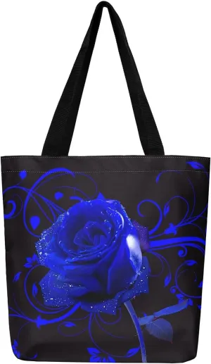 Abstract Marble Canvas Tote Bag for Women Girls,Purple Glitter Marble Reusable Grocery Handbag,Shopping,Beach & Daily Use