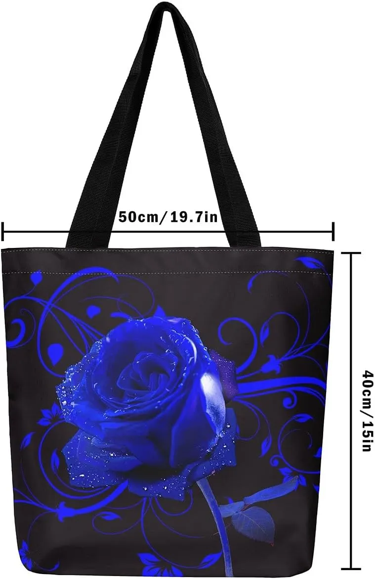 Abstract Marble Canvas Tote Bag for Women Girls,Purple Glitter Marble Reusable Grocery Handbag,Shopping,Beach & Daily Use