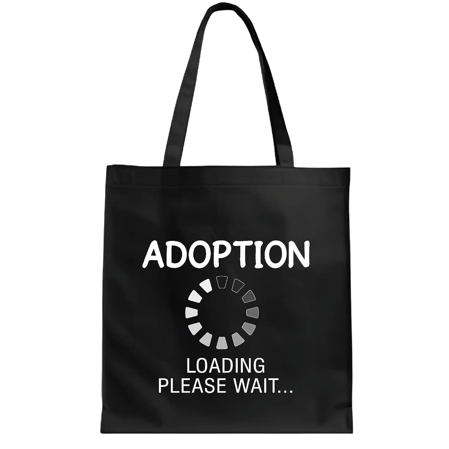 Adoption Gifts for Parents and Families Quotes and Sayings for Adoptive and Foster Parents onAdoption Day Navy Black Multicolor Canvas Tote Bag