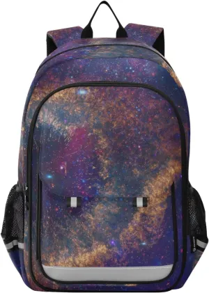 ALAZA Galaxy Nebula Space Science Fiction Laptop Backpack Purse for Women Men Travel Bag Casual Daypack with Compartment & Multiple Pockets