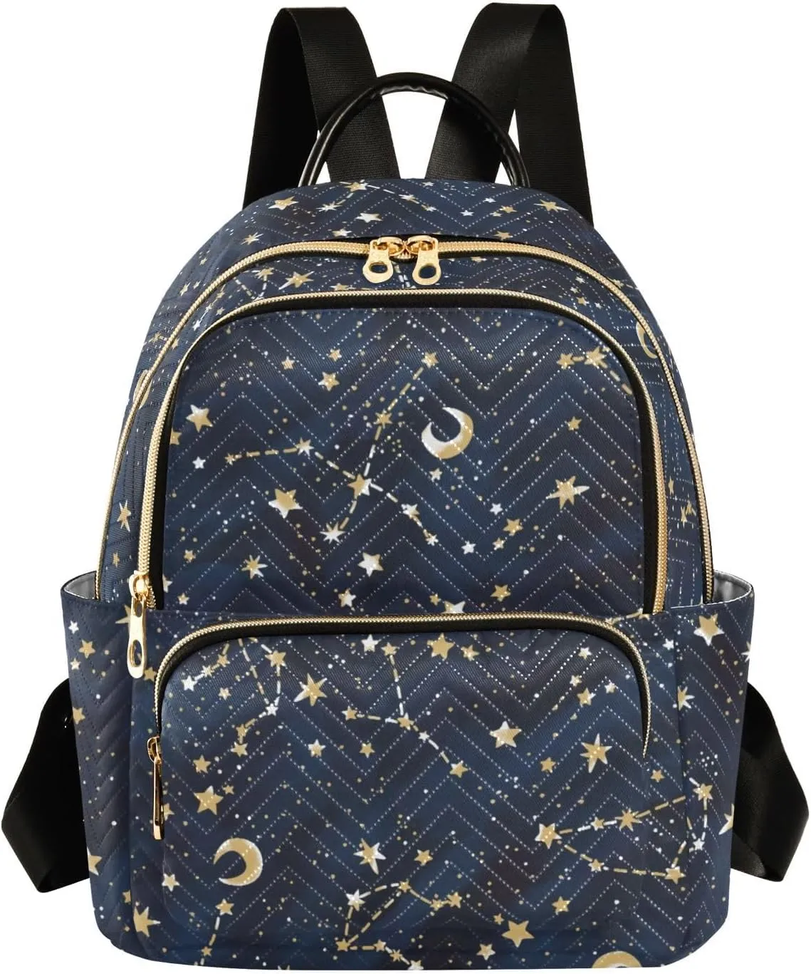 ALAZA Night Sky Stars Moon Women’s Backpack Purse Causal Daypack Work Travel College Business Trip Bag Shoulder Bag