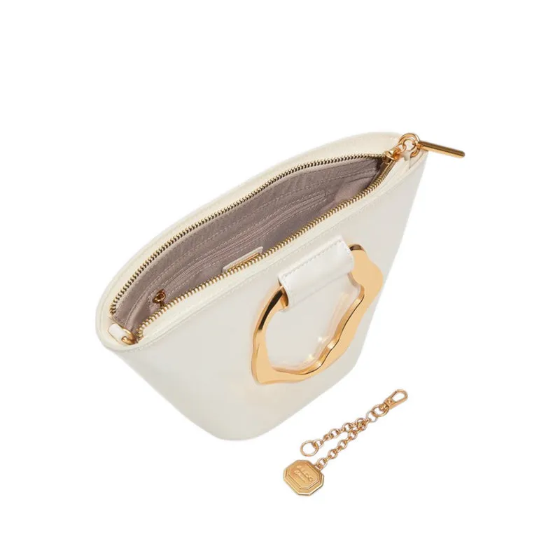 ALDO Goldenview Satchel - White/Bone