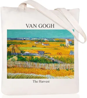 Andeiltech Canvas Tote Bag Aesthetic Cute Vintage Tote Bags Book Shoulder bag Gifts Reusable Grocery Bags for Women