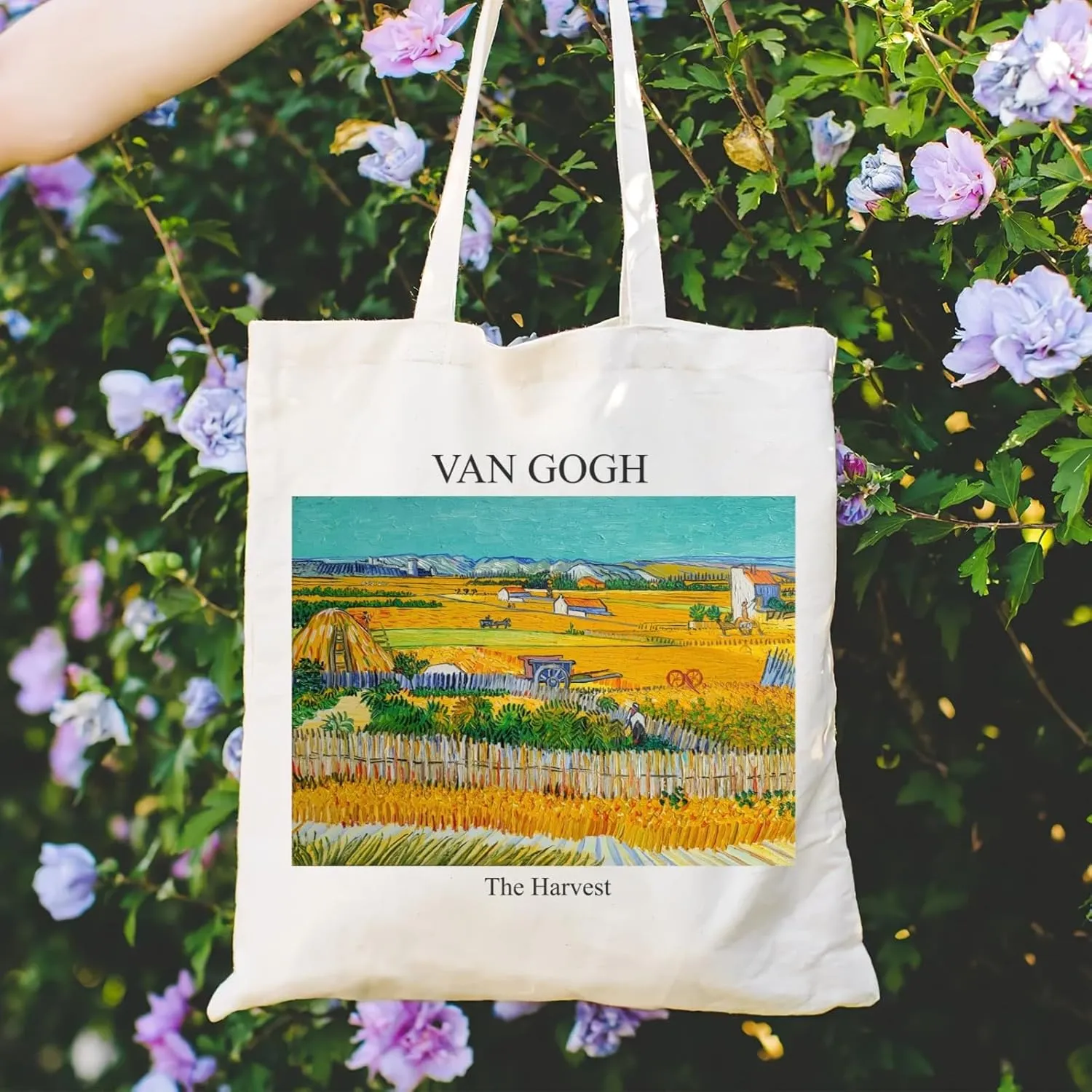Andeiltech Canvas Tote Bag Aesthetic Cute Vintage Tote Bags Book Shoulder bag Gifts Reusable Grocery Bags for Women
