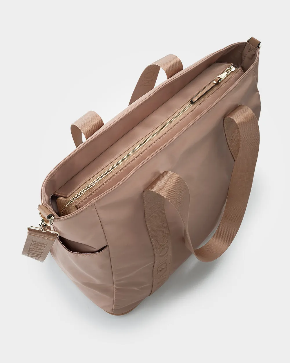 Anita Large Nylon Baby Bag With Change Mat, Stroller Clips & Zip Pouch