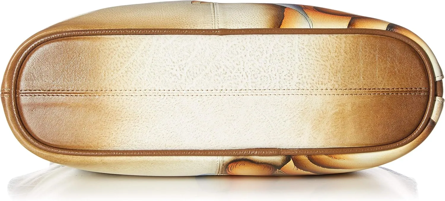 Anna by Anuschka Hand Painted Women’s Genuine Leather-Two-Sided Zip Travel Organizer