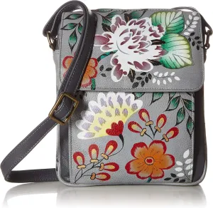 Anna by Anuschka Women’s Genuine Leather Medium Messenger Style Cross Body | Chic & Stylish Organizer
