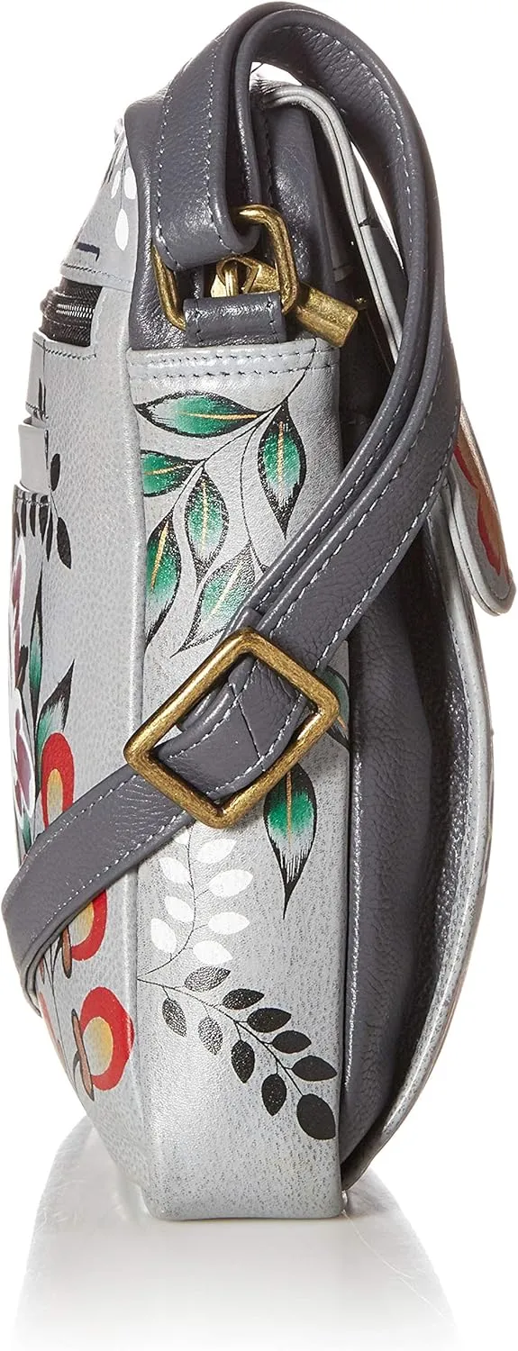 Anna by Anuschka Women’s Genuine Leather Medium Messenger Style Cross Body | Chic & Stylish Organizer