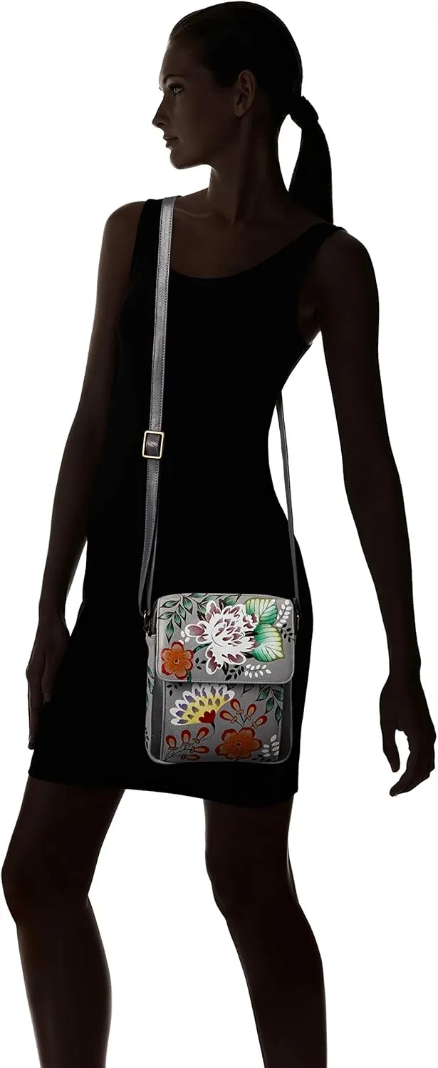 Anna by Anuschka Women’s Genuine Leather Medium Messenger Style Cross Body | Chic & Stylish Organizer