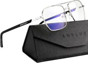 ANYLUV Blue Light Glasses Men/Women, Blue Light Blocking Glasses, Computer Screen Blocker Eyes Protection Glasses