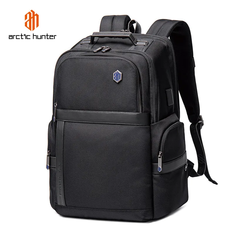 Arctic Hunter Premium Laptop Shoulder Backpack TSA Friendly Opening Water/Scratch Resistant Daypack with Built in USB/Earphone Port for Men and Women, B00449