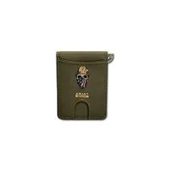 Ariat Work Bifold Money Clip Dark Green