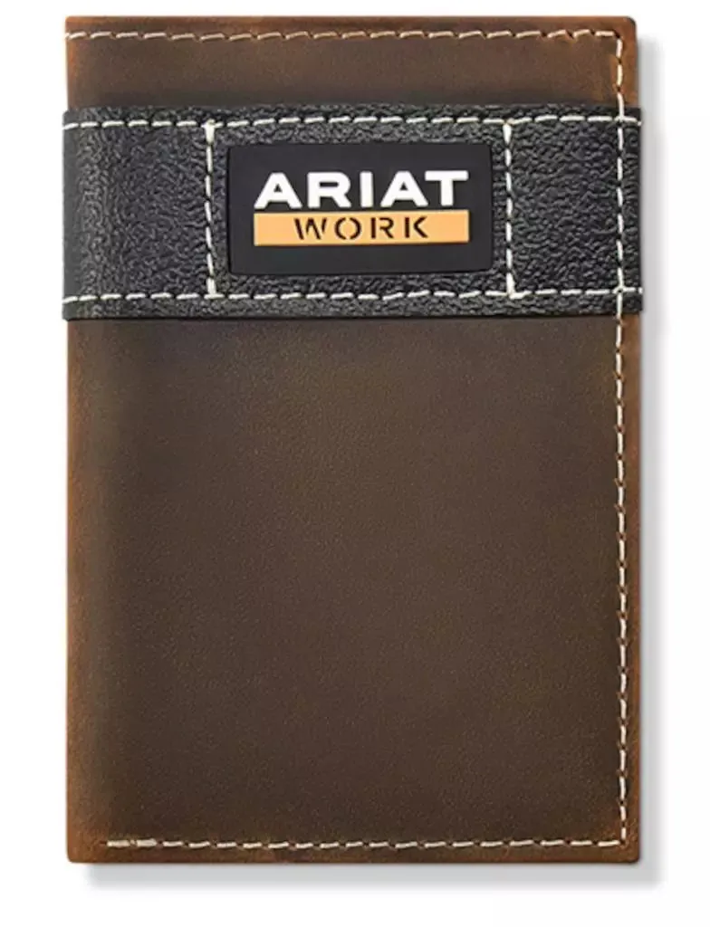 Ariat Work ~ Tri-Fold ~ Leather