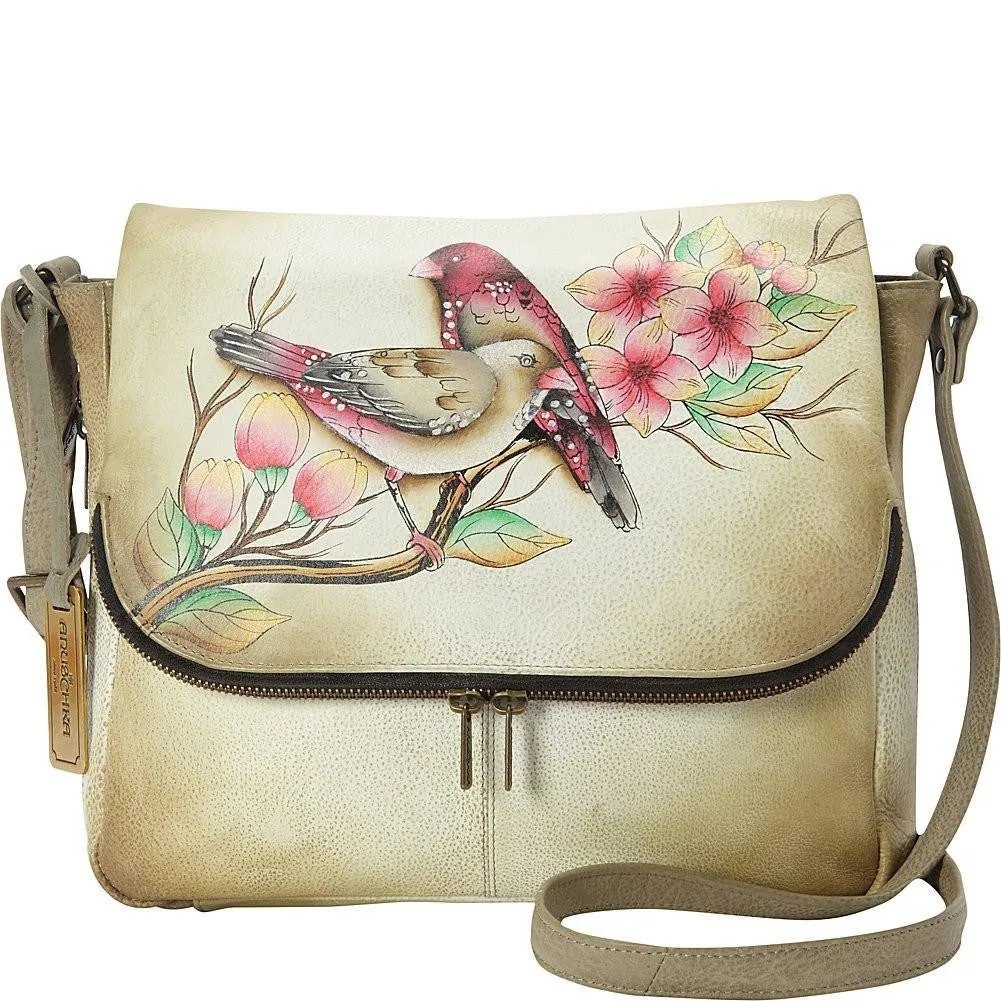 Around Organizer by Anuschka Robust Zip Leather Satchel Bag Leather Outstanding