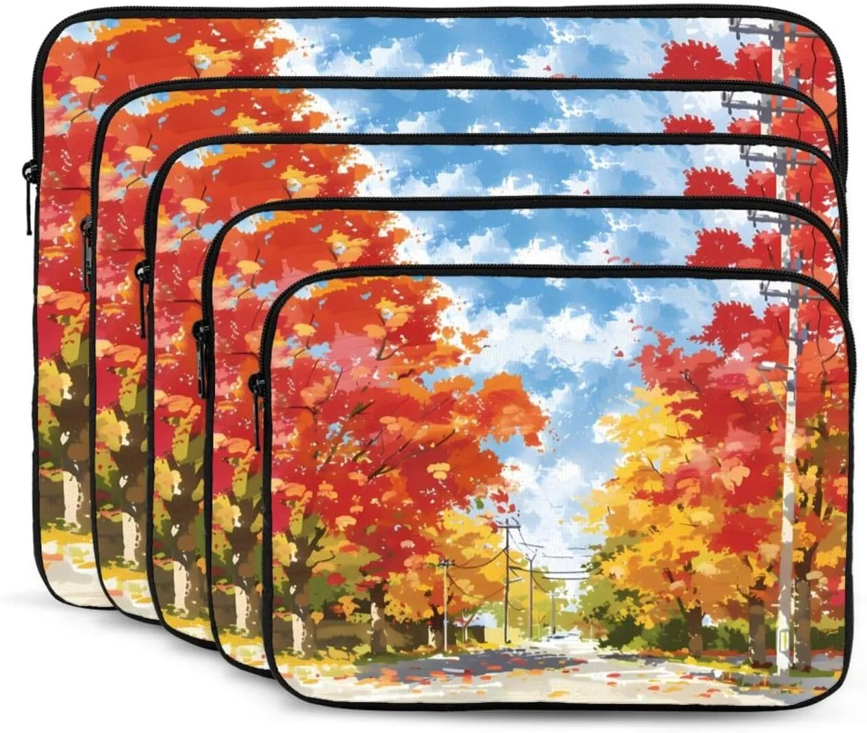 Autumn Maple Leaves Laptop Inner Bag Laptop Sleeve Case Briefcase Carrying Laptop Cover