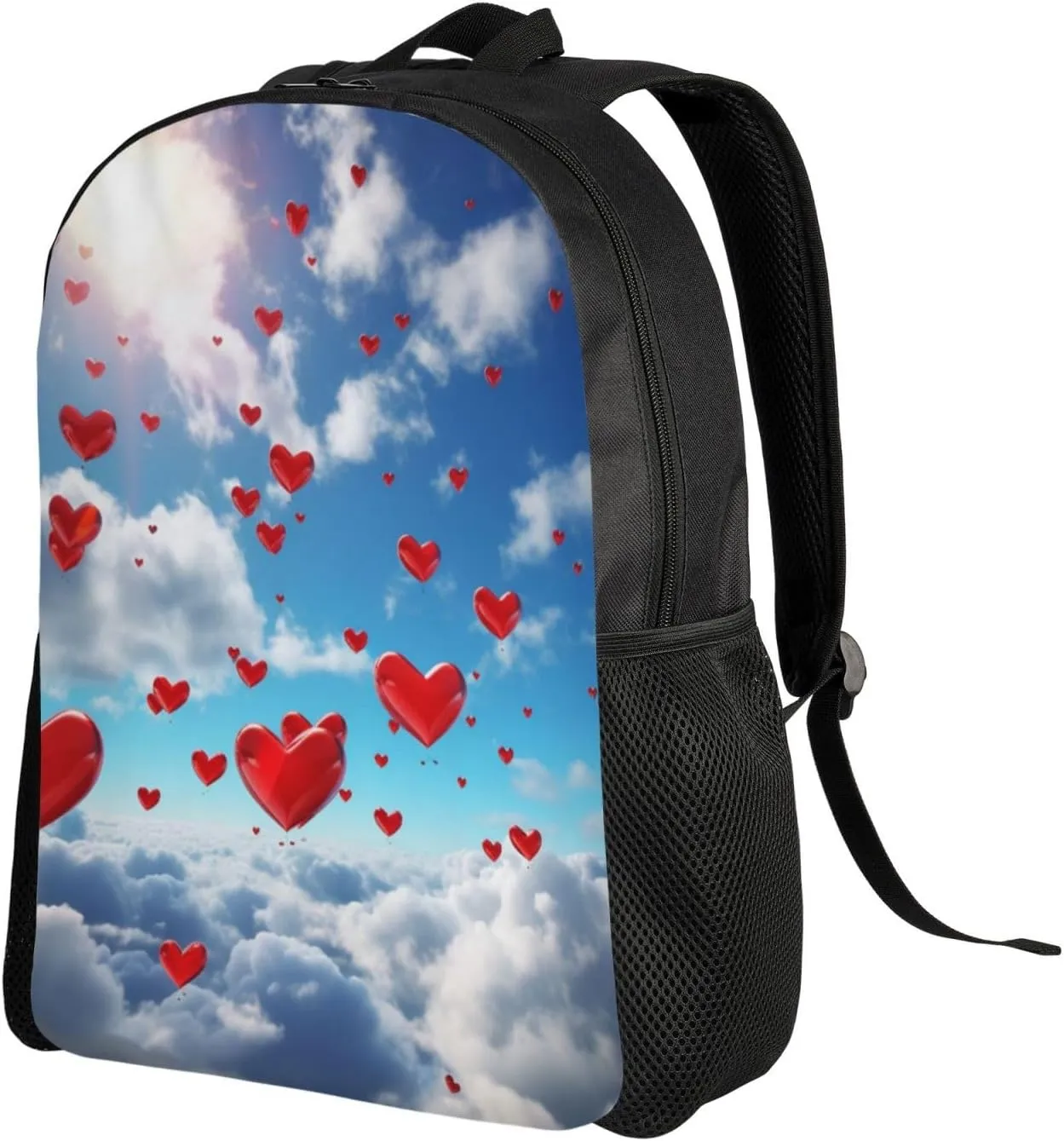 Backpack Hearts In The Sky Travel Casual Laptop Backpack Waterproof Hiking Daypack For Men Women