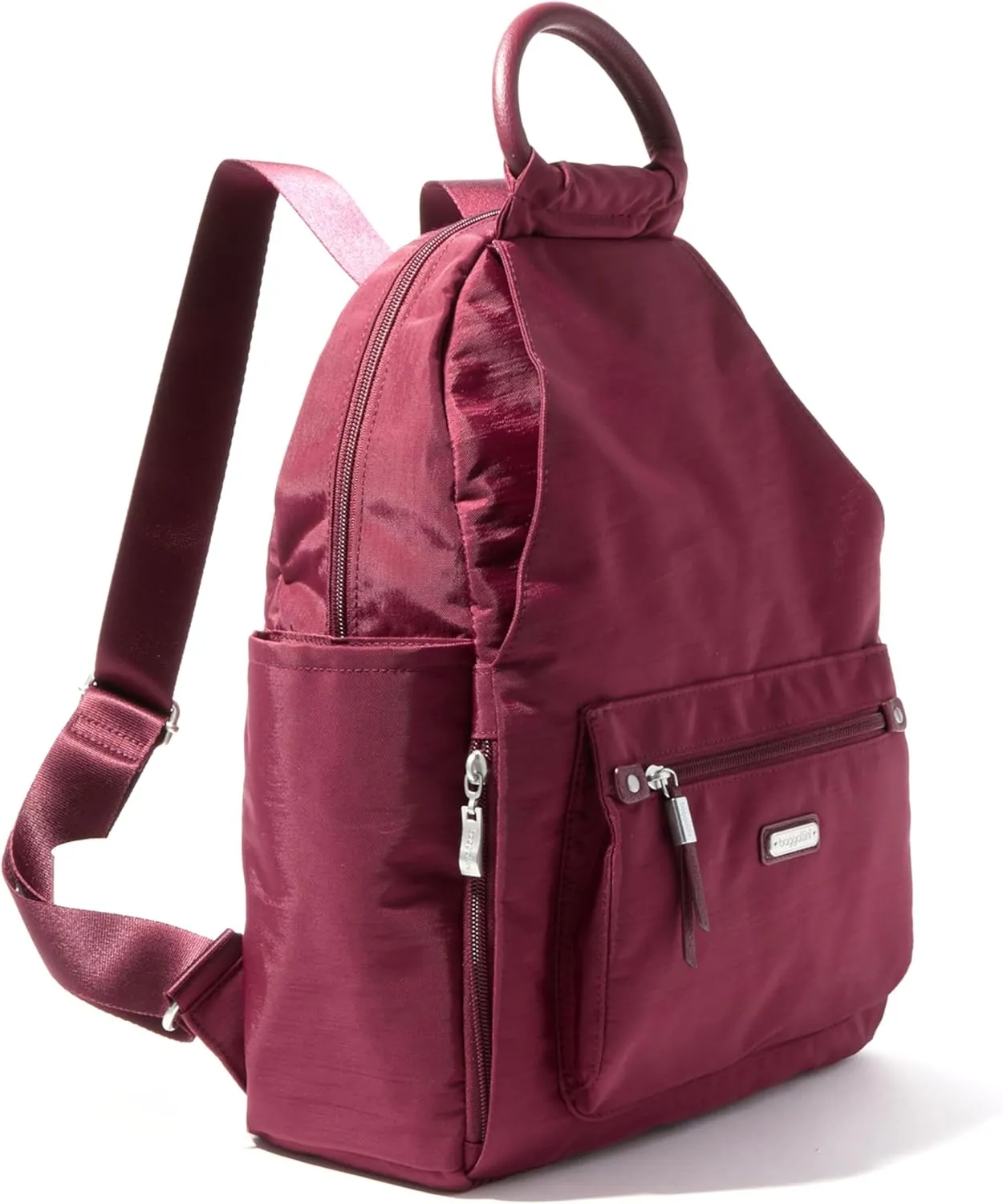 Baggallini All Day Backpack with RFID Phone Wristlet - Lightweight Travel Backpack for Women