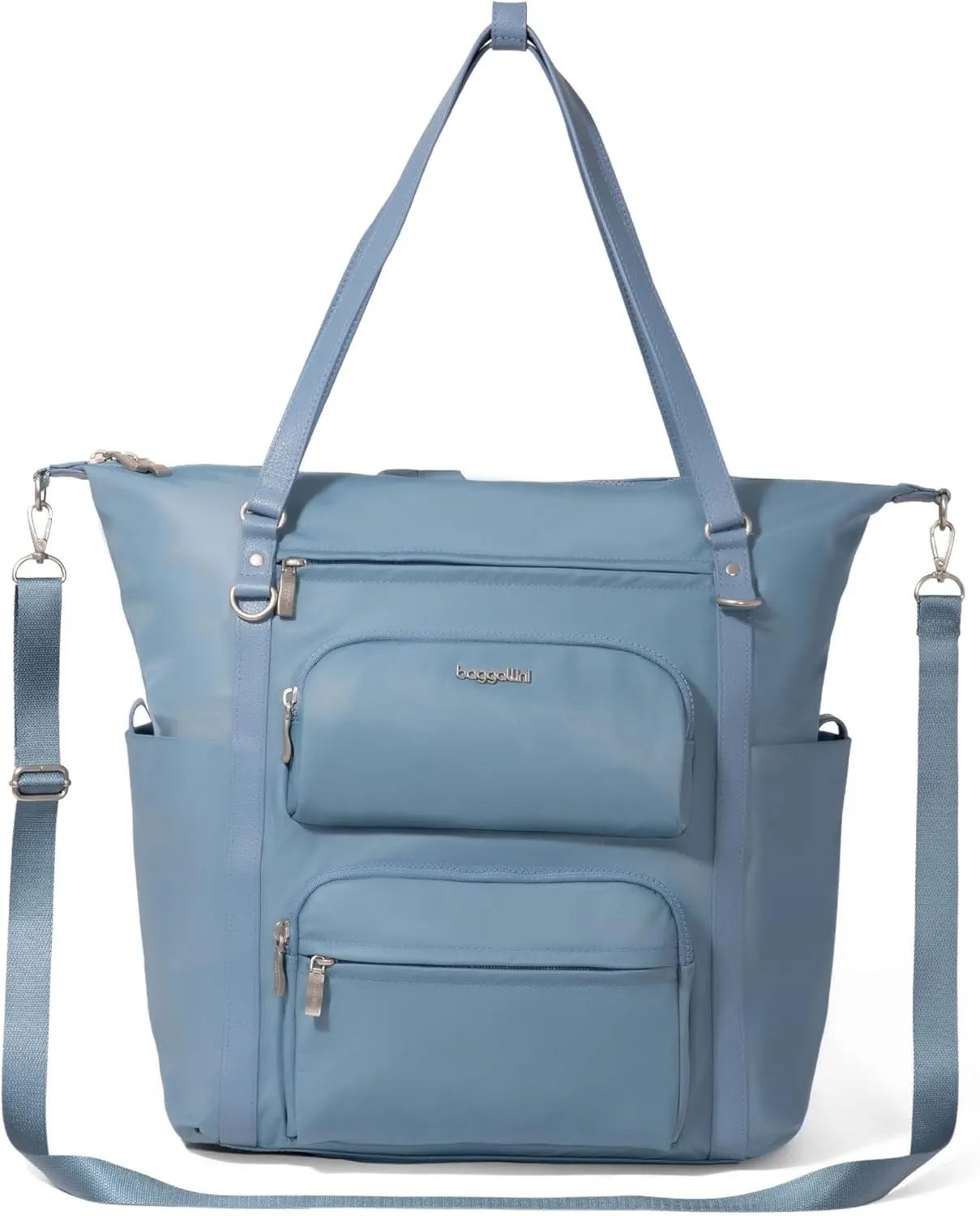 Baggallini Nolita Convertible Backpack - 14x11 Inch Travel Backpack with 16 Inch Laptop Sleeve - Lightweight Luggage Backpack